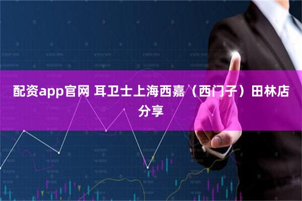 配资app官网 耳卫士上海西嘉（西门子）田林店分享